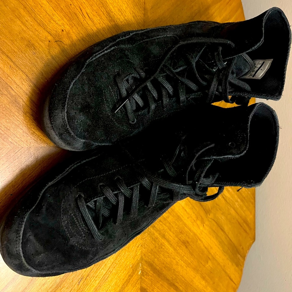 Black Suede Nike Air Jordans - Size 12